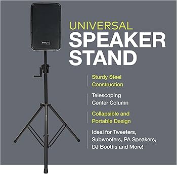 Amazon.co.jp: Knox Gear スピーカー三脚 調節可能なスピーカー